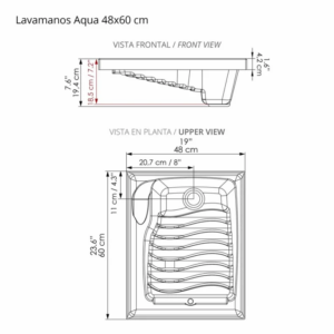 Alternative view of Lavaropas Aqua 48X60