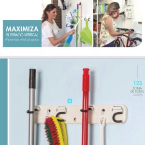 Soporte Escobas De Plástico