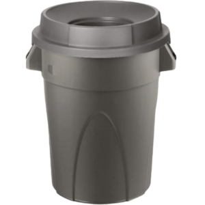 Contenedor Elite Emp Bolsa 121L-Tapa Embudo Gris